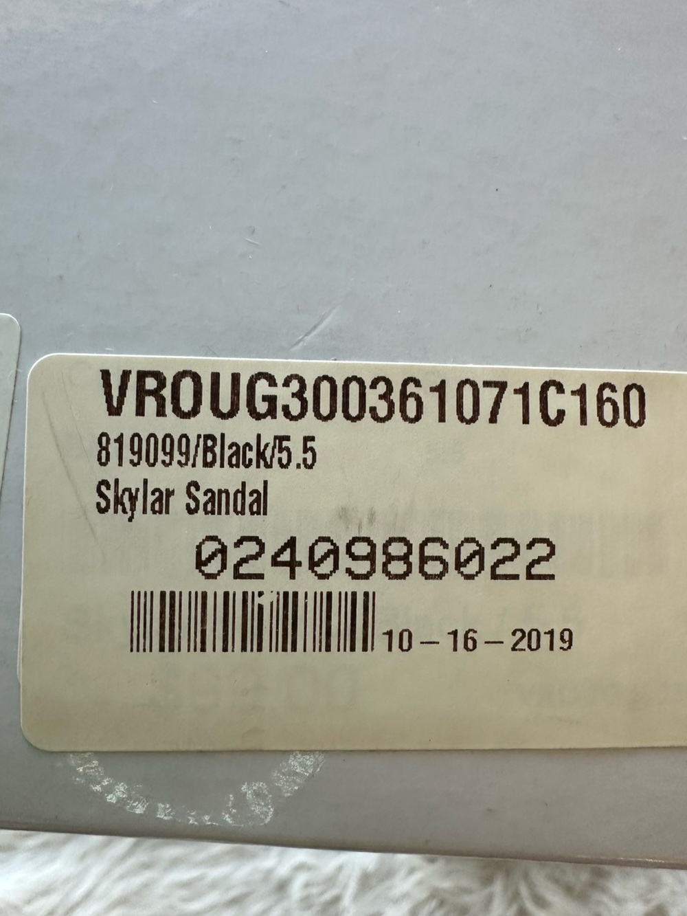 Black Women's Adjustable Strappy Sandals 5.5  new in the box - Picture 15 of 16